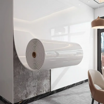 1 Rolka Marmurkowa Gruba Piankowa Tapeta Imitująca Płytki Samoprzylepna Dekoracja do Sypialni Salonu Łazienki Wodoodporna Naklejka Ścienna