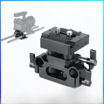 SmallRig Universal 15mm Rail Support System Baseplate For Sony for Panasonic for Canon Camera Quick Release Plate-2272B