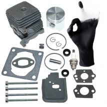 Cylinder Piston Kit Gaskets For Stihl FS46 HL45 HS45 KM55 MM55 SH55 SH85 BG45 BG46 BG55 BG65 BG85 BR45 BT45 FC55 FS38 FS45