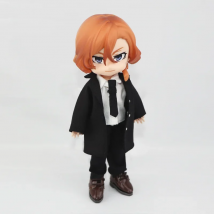 HOUZIWA GSC MOLLY 1/12 OB11 Doll Clothes Suit Black