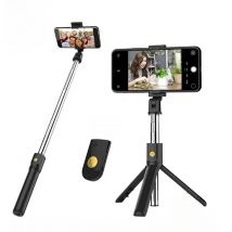 Wireless Bluetooth Selfie Stick Tripod Foldable Bracket for Xiaomi Redmi Huawei iPhone 12 Samsung Smartphone Android ios Holder
