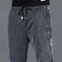 New Man pants Hip Hop Harem Jeans Men trousers Loose Joggers Denim Casual Sweatpants Korea Trousers Streetwear Men Clothing