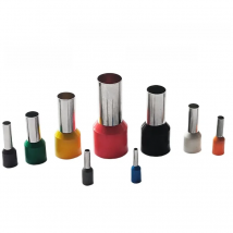 100PCS Wire1.5mm²~50mm²Use Insulated Ferrules Cable Lug Gauge#16~#1 Wire Connector Crimp Terminal End Block E1508 E2508 E4009