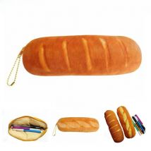 Bread-Shaped Pencil Case - Multifunctional Pen Bag for School Supplies & Admission Package (Cartuchera)