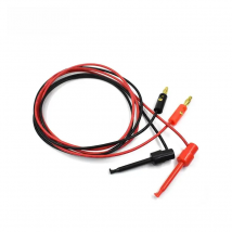 1 Pair 1M 4mm Banana Plug to electric Hook Clip Test Lead Cable Gold Plated For Multimeter Test Leads wire Connector red black