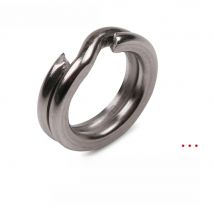 50pcs/lot Stainless Steel Split Ring Diameter from 4mm to 12mm Heavy Duty Fishing Double Ring Connector Fishing Accessories