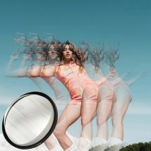 Walking Way Linear Prism Photography Filter for Camera Lenses Special Effects Creative Glass Filter Foreground Blur Film Props