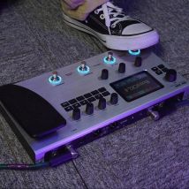 M-VAVE MK-300 AI Guitar Multi-Effect Processor 300s Looper 128 DrumsMIDI DAW 10h Battery ANN Neural Modeling 120AMP