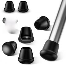 0.75inch Black Chair Leg Floor Protectors Foot Cover Silicone Furniture Table Feet Protect Protect Hardwood Floor from Scratches