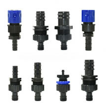 4/8/16/20/25/32mm Garden Hose Barb Connector Fitting With 16mm Nipple Quick Connector Pe Tube Coupler Irrigation Joint