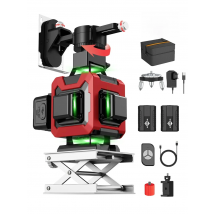 WEIDDW Nivel Laser 16 Lines Professional Laser Level Horizontal Vertical Green Beams Automatic Leveling Laser Construction Tools
