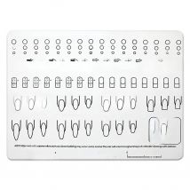 Silicone Acrylic Nail Practice Training Sheet Mat Manicure Liquid Acrylic Tips Application Learning Tool