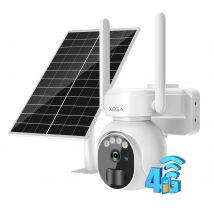 Telecamera di sicurezza Xega 4G LTE con SIM Card 2K Super HD telecamera di sicurezza Wireless ad energia solare sensore di movimento PIR visione notturna