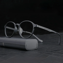 Ultralight Titanium Retro Round Anti Blue Light Photochromic Reading Glasses For Men Computer Presbyopic Eyeglasses Women