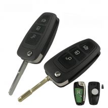 YIQIXIN 3 Buttons Car Remote Key For Ford Mondeo C-Max 2011 2012 Focus Fiesta 433Mhz 4D63 4D60 Chip 80 Bit HU101/FU21 Blade