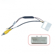 LEEWA 1pc Car Audio Radio Parking Rear Camera Video Plug Converter Cable For KIA Parking Reverse Wire Adapter #CA7335