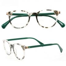 Women Optical Eyeglass Frames Men Round Glasses Frame Fashion Tortoise Floral Red Green Prescription Spectacles Vintage Eyewear
