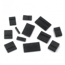 200PCS DuPont Rubber-shell  2.54mm Spacing DuPont-wire Plug  Single/Double Row 1x1/2/3/4/5/6/7/8/9/10P 2x4/5P Multiple Type
