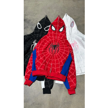 Men Spider Print Hoodies Women Hip Hop Zipper Long Sleeve Jacket Coats Y2k Autumn Winter Harajuku Casual Loose Hooded Sweatshirt