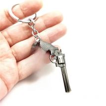 Game Red Dead Redemption 2 Keychain Keyrings Gun Toy Chaveiro Bag Jewelry Souvenir llaveros Memento For Fans