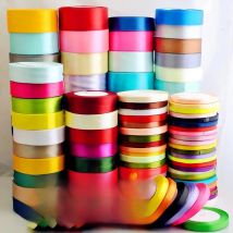 22meters 6mm 10mm 15mm 20mm 25mm 40mm 50mm Silk Satin Ribbons for Crafts Bow Handmade Gift Wrap Party Wedding Decorative