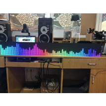 Professional full color RGB sound control remote control music spectrum display KTV rhythm light 160 mode new product 4xP5 P4