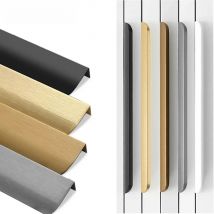 Simple Hidden Cabinet Handles  Kitchen Cupboard Door Pulls Elegance Long Handles Aluminum Alloy  Furniture Handle Hardware