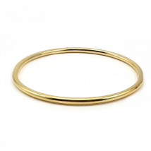 Stainless Steel Classic Round Gold 3MM Single Circle Bangle Simple Style Closed Thin Circle Wire Bracelets Bangles for Women
