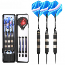 CyeeLife 30g Professional Steel Tipped darts Home bar with pro aluminium shafts and carrying case