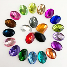 8x10mm 10x14mm 13x18mm 18x25mm oval shape High quality Acryl sew on rhinestones with two holes,diy/clothing accessories