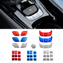 Car Window Glasses Lift Engine Start Stop Gear Shift Panel AC Button Cover Switch Frame Trim For Toyota C-Hr Chr 2016-2021