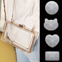 Resin Women Bag Silicone Mold Creative Handmade Chain Bag Making Crystal Epoxy Resin Mould DIY Shoulder Bags Craft Mold Supplies