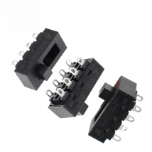 2PCS 12A 250V 3 Position 8 Pin Toggle Slide DIP Switch LQ-103H Hair Dryer Hot Cold Wind for JJ-15 Philips Flyco FH6218/20/21/31