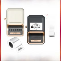 Portable Mini Label Maker Machine Printer 20-50mm Thermal Stickers Paper Self Adhesive Bluetooth Mobile Printer for iOS/Android