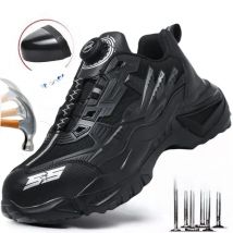 Men's Military Tactical Boots Army Boots Men Side Zipper Military Boots Men Anti-Slip Ankle Boots Work Safety Shoes Hiking Shoe