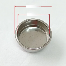 2 CUP 1 hole pressurize espresso coffee  filter 51mm coffee basket espresso coffee marker out Diameter 60 mm inner Diameter