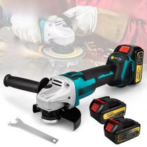 Gisam 125MM Brushless Electric Angle Grinder Variable Speed M14 Cutting Machine Woodworking Tool for Makita 18v Battery Pin