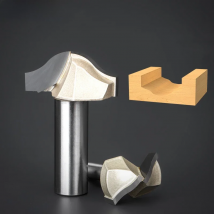 Tideway Professional Grade Woodworking Cutters CNC Tool Clearing Bit Round Bottom Line Type Trim Milling Cutter For Wood