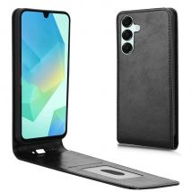 For Samsung Galaxy A16 4G Flip Vertical Case Retro Smooth Skin Leather Full Cover Card Holder SM-A165F/DS A165F A165 Phone Bags