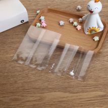 100Pcs Thick Transparent Clear Machine Sealed Biscuit Packaging Cranberry Cookie Moon Cake Handmade Soap Bags