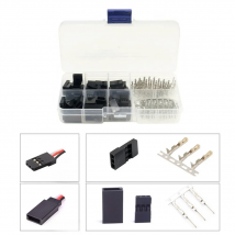 50PCS DIY Servo Extension Cable JR/Futaba Connector Male/Female Plug with 2.54 Terminal for RC Robot Airplane Car Servo ESC