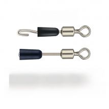 DNDYUJU 100PCS Fishing Bearing Swivels Ball Bearing Swivel Solid Rings Fishing Connector Ocean Boat Quick Fast Link Connector