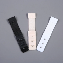 1 Piece Soft Bra Extenders Strap 1 Rows 3 Hook Female Adjustable Elastic Nylon Clasp Extension Women Intimates Accessories