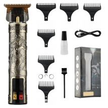 T9 LCD Electric Hairdresser Oil Shaving Head Electric Pusher Carving Electric Pusher Clipper Hair Precision Trimmer for Men Care