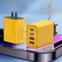 Total 120W USB Charger Type C Fast Charging Wall Charger Adapter For iPhone Samsung Xiaomi Quick Charge EU/US Plug Wall Charger