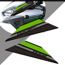 Tank Pad Stickers Decals Protection For Kawasaki VERSYS 1000 SE LT Windshield Windscreen Screen Handshield Wind Deflector