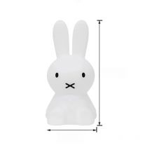 28CM Cute Miffy Desktop Night Light Kawaii Cartoon Home Decor Remote Control Touch Multi Colored Night Light Anime Accessories