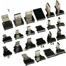 FFC Mini Micro USB Extension Type-C Ribbon Cable 90 FPV Slim Flat Soft flexible FPC charge FPV Brushless Handheld Gimbal monitor