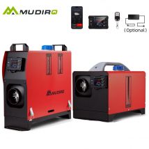 Mudiro 8KW Dieselowy Nagrzewnica Powietrza 12V/24V/240V, Bluetooth, LCD, Automatyczny Start-Stop, Kabel 1.5m, Tryb Wysokogórski do Kampera, Namiotu Kempingowego