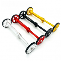 Litepro Easywheel & Extension Rod For Brompton Folding Bike Rear Cargo Rack Bearing Easy Wheel